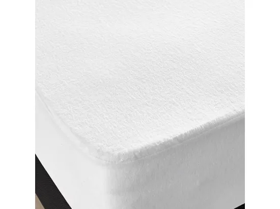 Protège-matelas anti-acariens absorbant coton 90x200cm