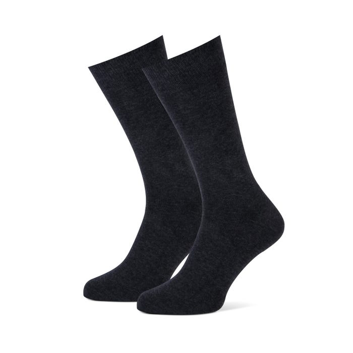Marcmarcs-2-pack effen herensokken