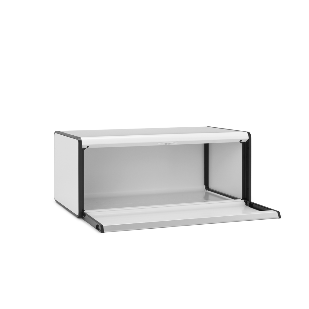 Broodtrommel met klepdeksel - White