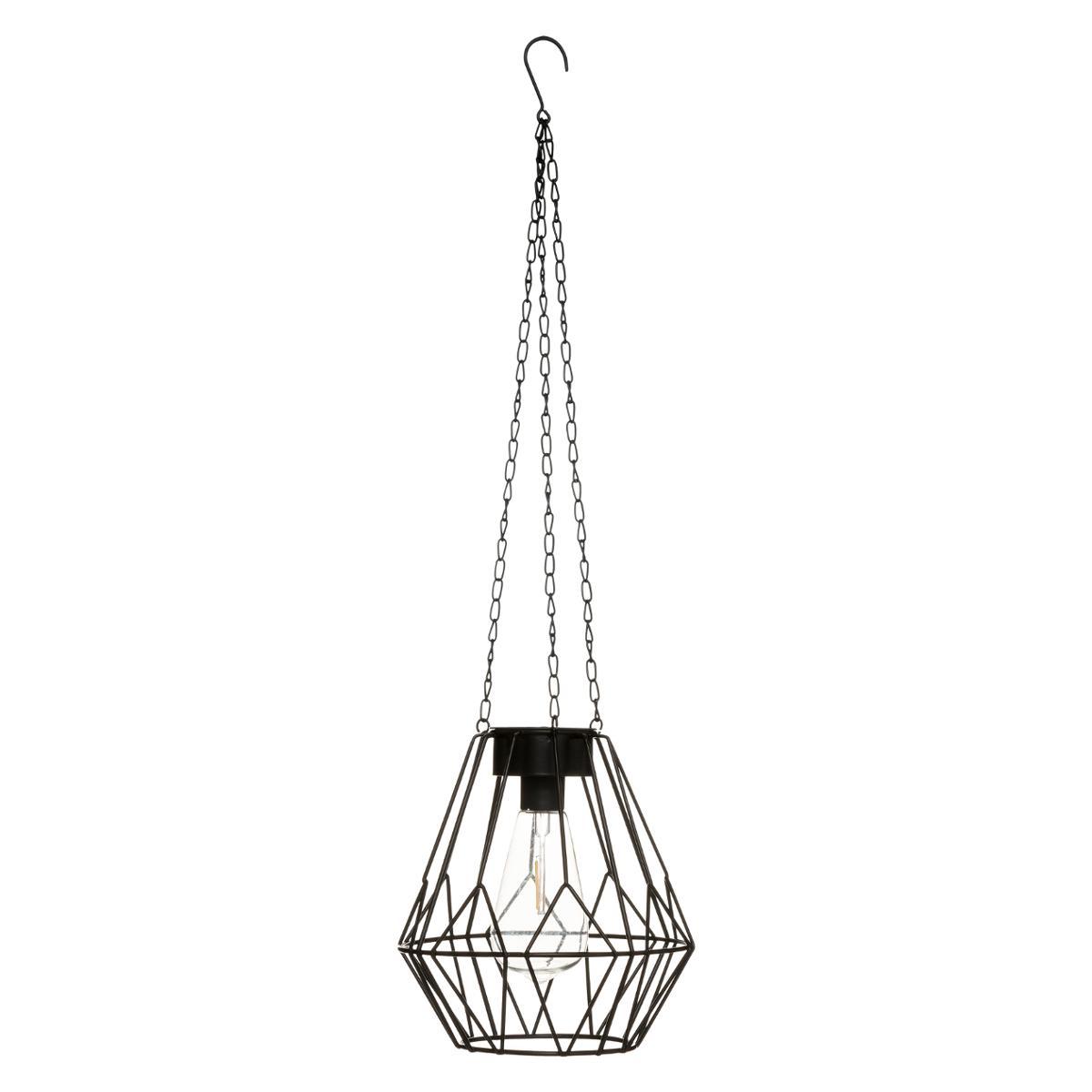 SUSPENSION SOLAIRE FLAVE METAL FILAIRE H.20.5CM