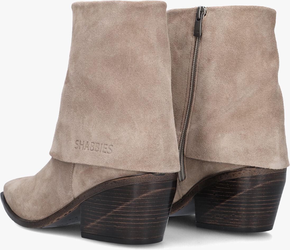 beige shabbies enkellaarsjes jaira double