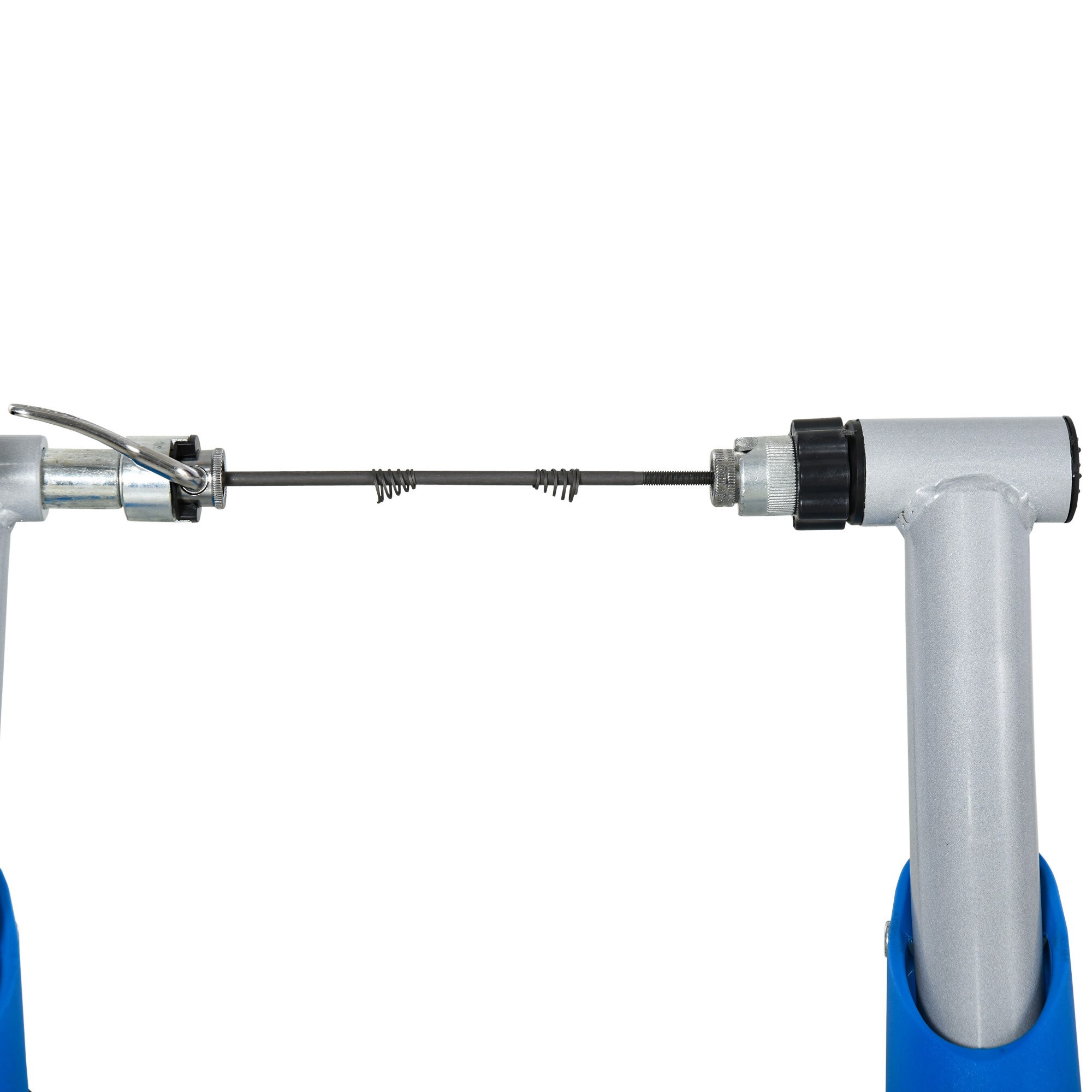 HOMCOM Fahrradtrainer mit Magnetbremse blau, silber 77 x 56 x 47,5 cm (BxTxH)