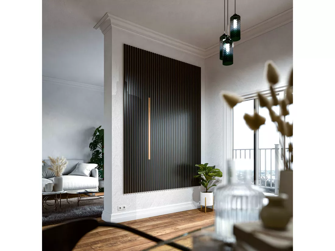 Profilé U Décoratif pour Panneau Tasseau Bois - Cuivré - 1 m