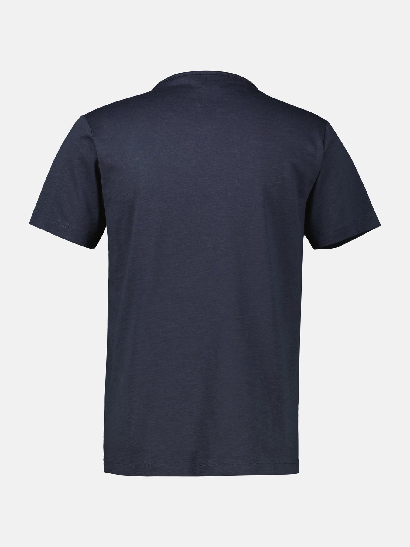 Unifarbenes Serafino-Shirt in Großen Größen