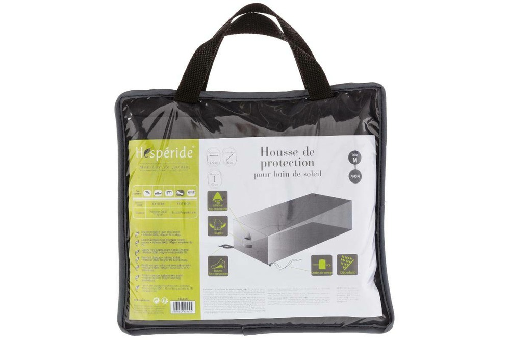 Housse de protection pour transat 170 x 90 x 60 cm