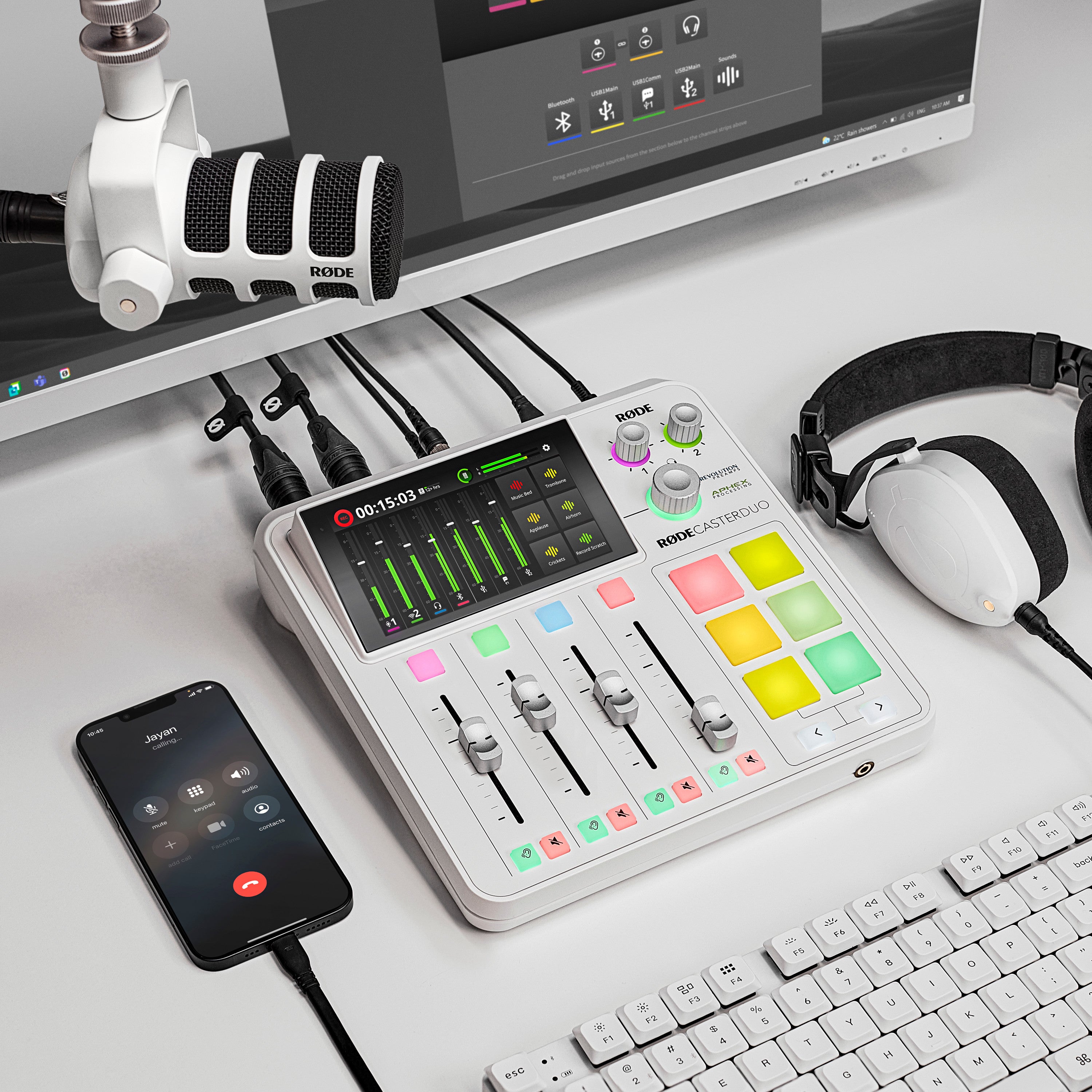 RØDE RODECaster Duo wit