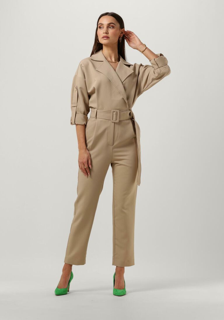 NOTRE-V beige notre-v jumpsuit nv-benny jumpsuit