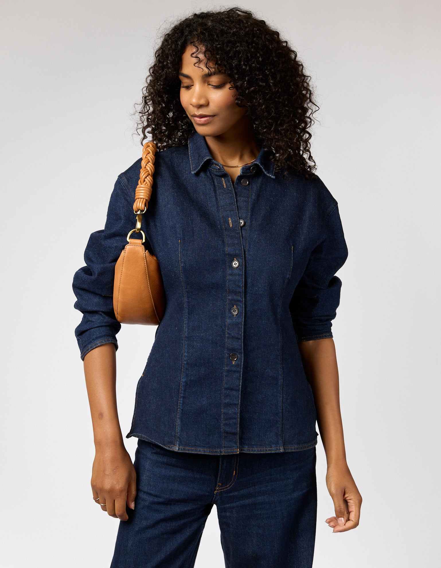 Leo  Twisted Handle - Wild Oak Soft Grain Leather