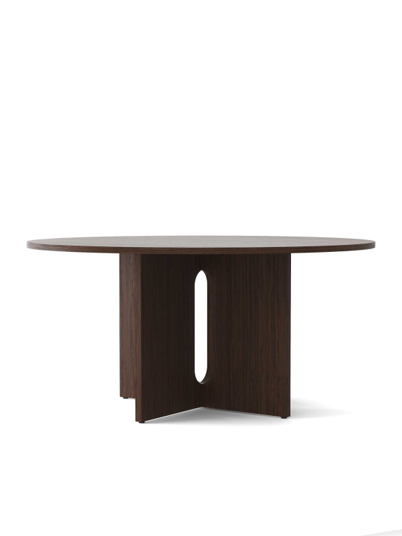 Audo Copenhagen Androgyne eettafel Ø150 donker eiken