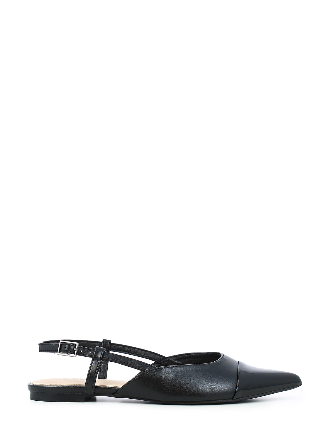 Duffy Fano Slingback Ballerina Black