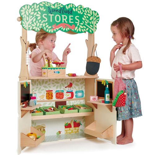 Tender leaf toys poppenkast en winkeltje