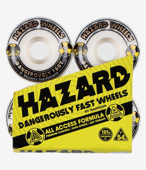 Madness Hazard Alarm Conical Rollen (white gold) 54mm 101A 4er Pack