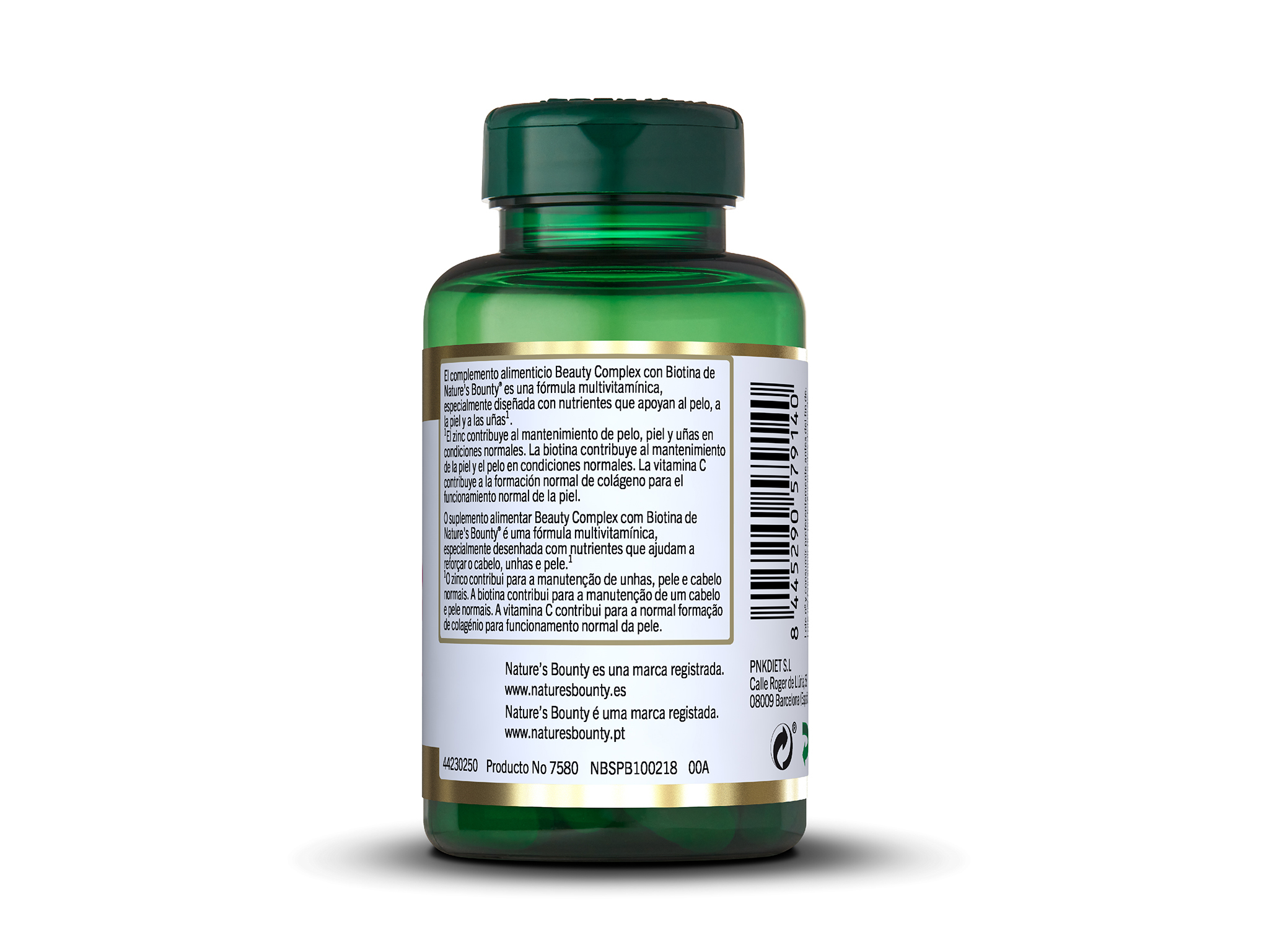 SUPLEMENTO NATURE?S BOUNTY COMPLX BELEZ  BIOTINA 60 CMP