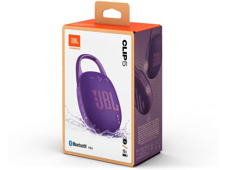 JBL Clip 5 Violett Ultra-kompakter wasserdichter Lautsprecher