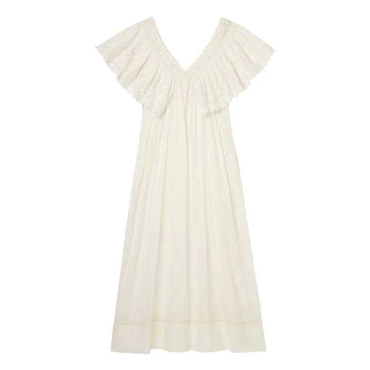 Faune Robe de Nuit Camelia | Ecru