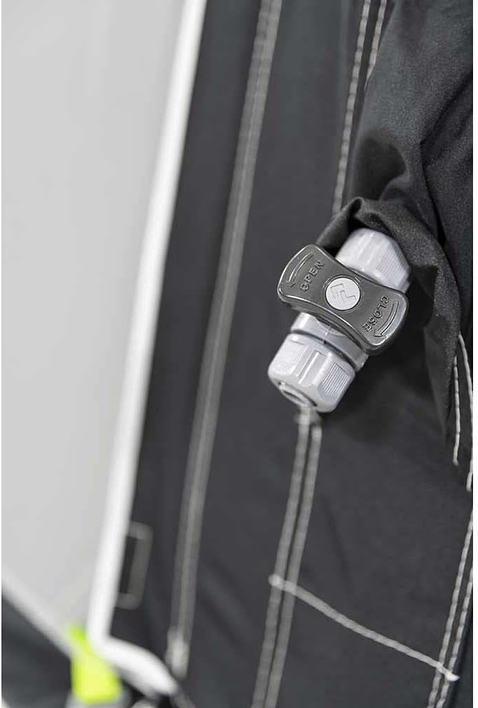 DOMETIC Ace AIR Pro 400 S: RV-Markise, Front- und Heckseitenteile entfernbar, AirFrame-Technologie, Weathershield Pro Material, Polyethylen und Polyester, Schwarz