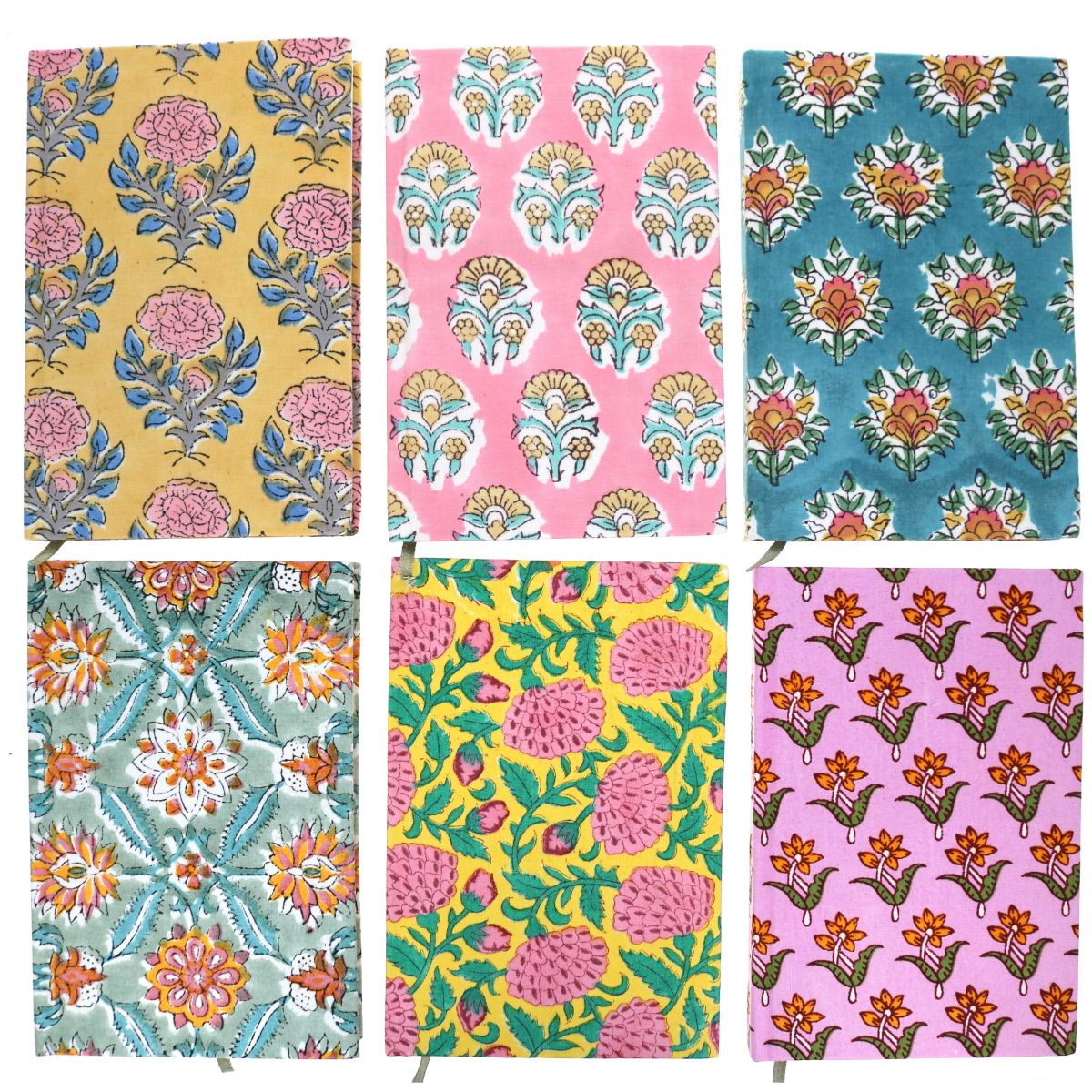 Carnet de notes fleuri rose pâle Pondie Chérie