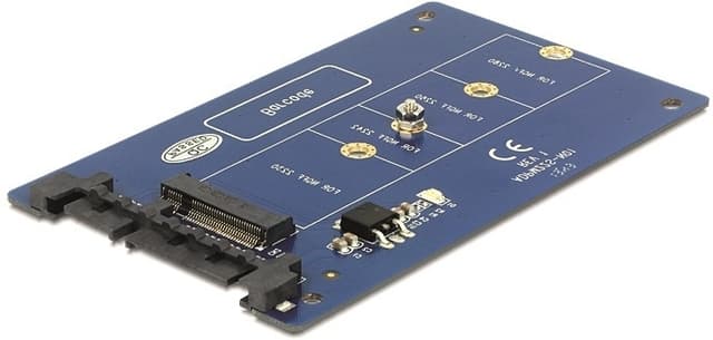 DeLOCK Adapter, interface konverter, SATA 22-pin til M.2 (NGFF), 6Gb/s