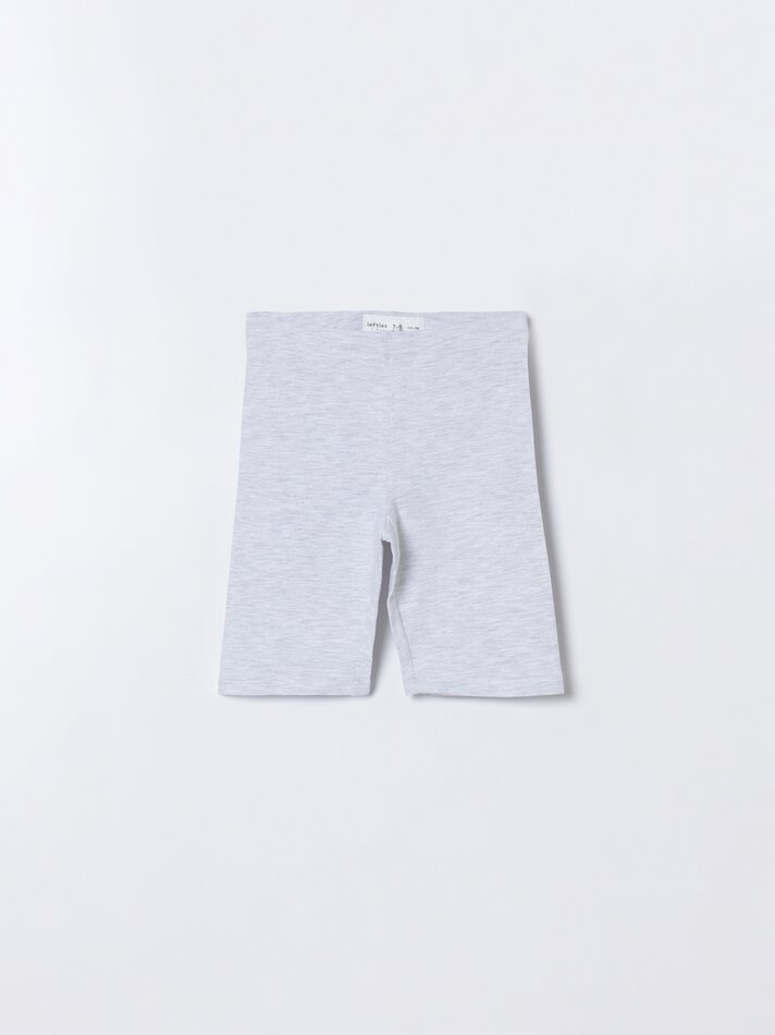 Conjunto de 2 Leggings de Ciclismo - Cinza Claro
