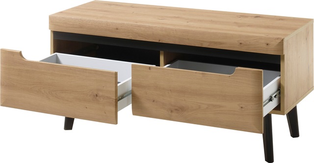 INOSIGN Lowboard »Torge, TV-Unterschrank, TV-Kommode, Fernsehschrank, TV-Board« 1 Stk. tlg. abgeschrägte Füsse, drei Farben, Scandi Design, 107 cm breit