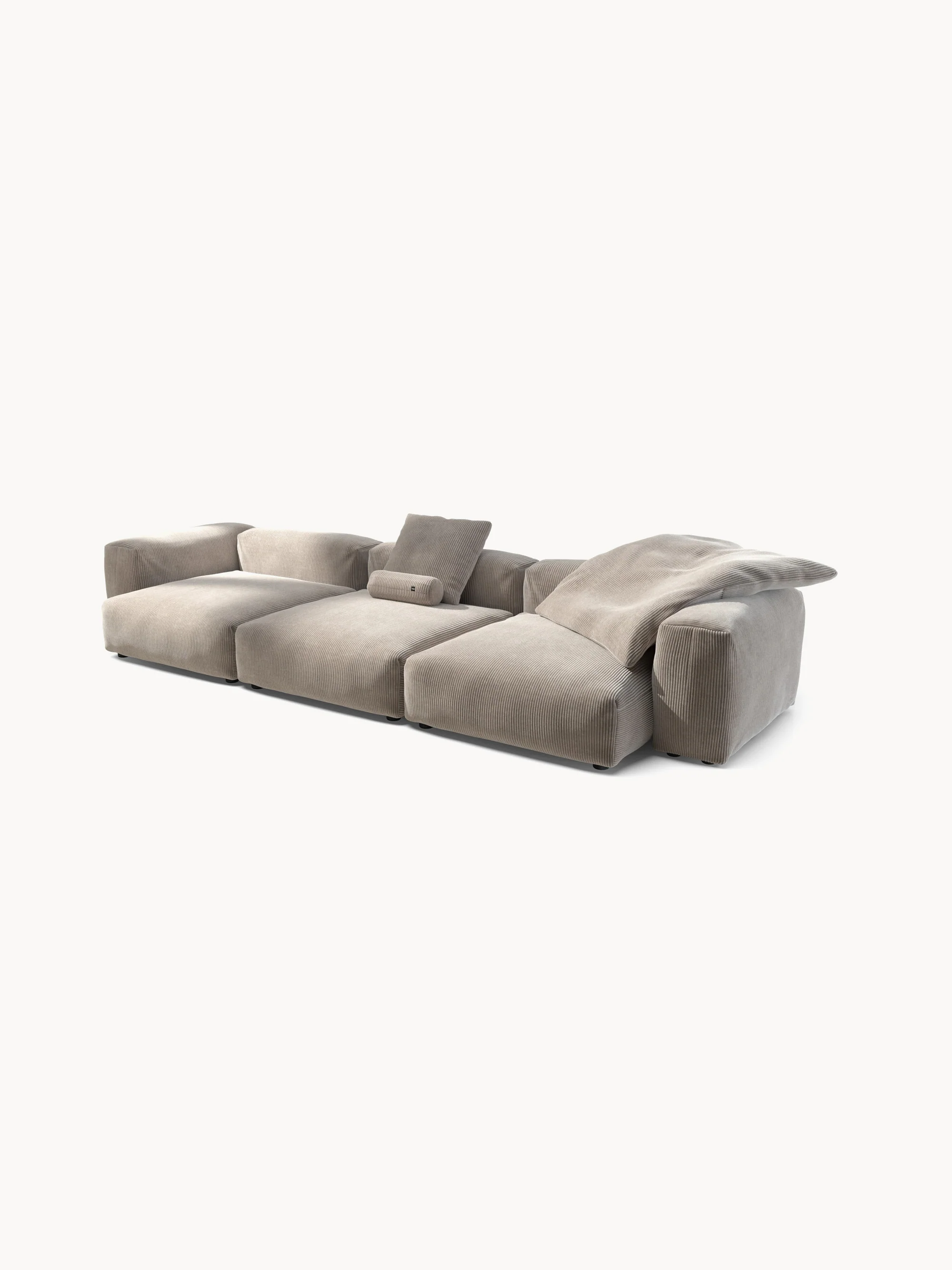 Modulaire bank Vetsak (4-zits) van corduroy