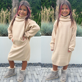 Col dress - Beige