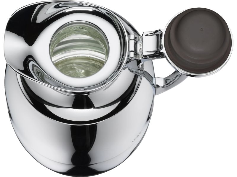 Alfi Thermoskanne Juwel 1000 ml, Silber Karaffe aus Edelstahl