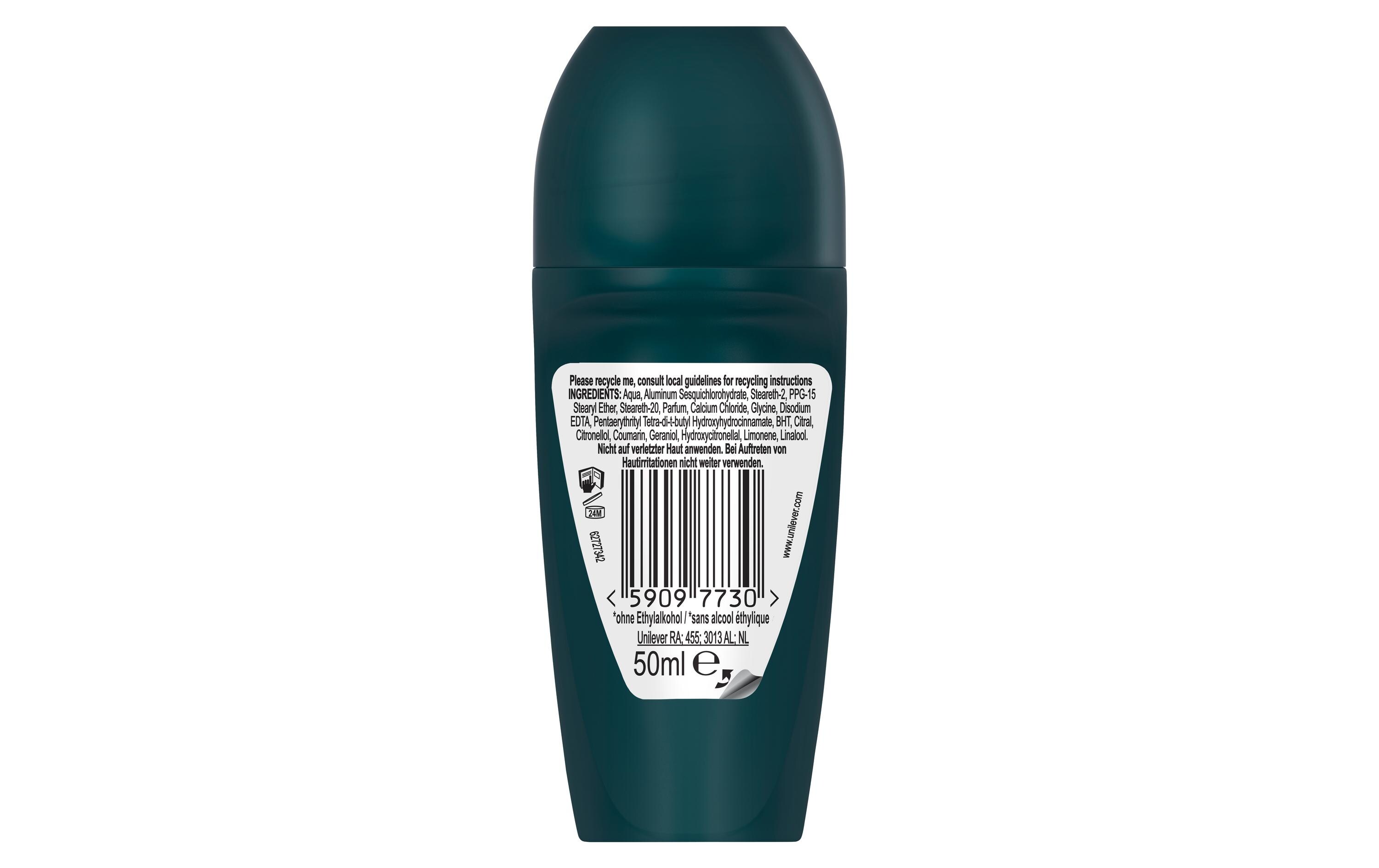 Deo Roll-on Nonstop Protection Cobalt Dry 50 mlAnti-Transpirant Roll-on bietet ein trockenes Gefühl den ganzen Tag