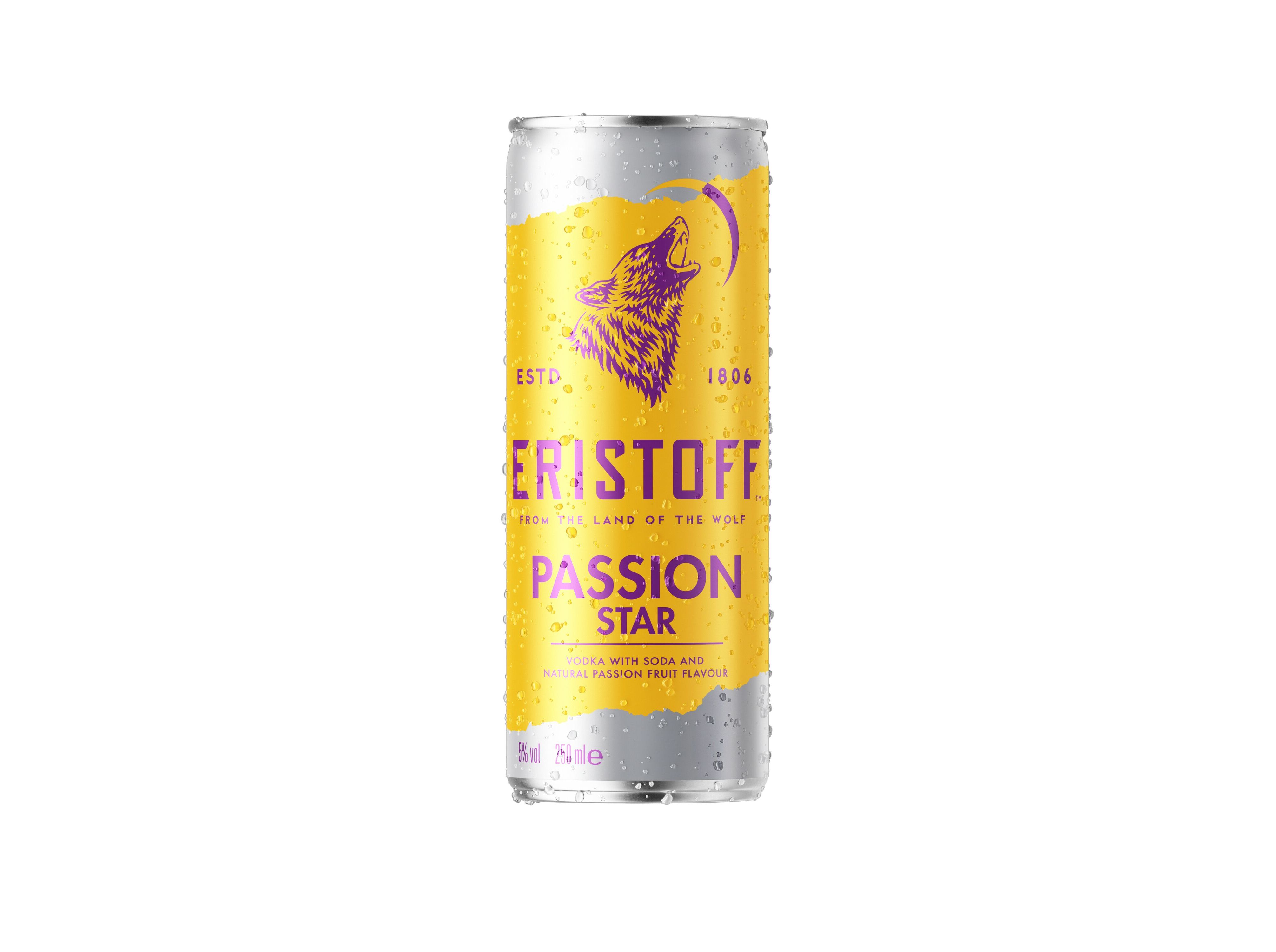 COCKTAIL ERISTOFF PASSION STAR LATA 0.25L