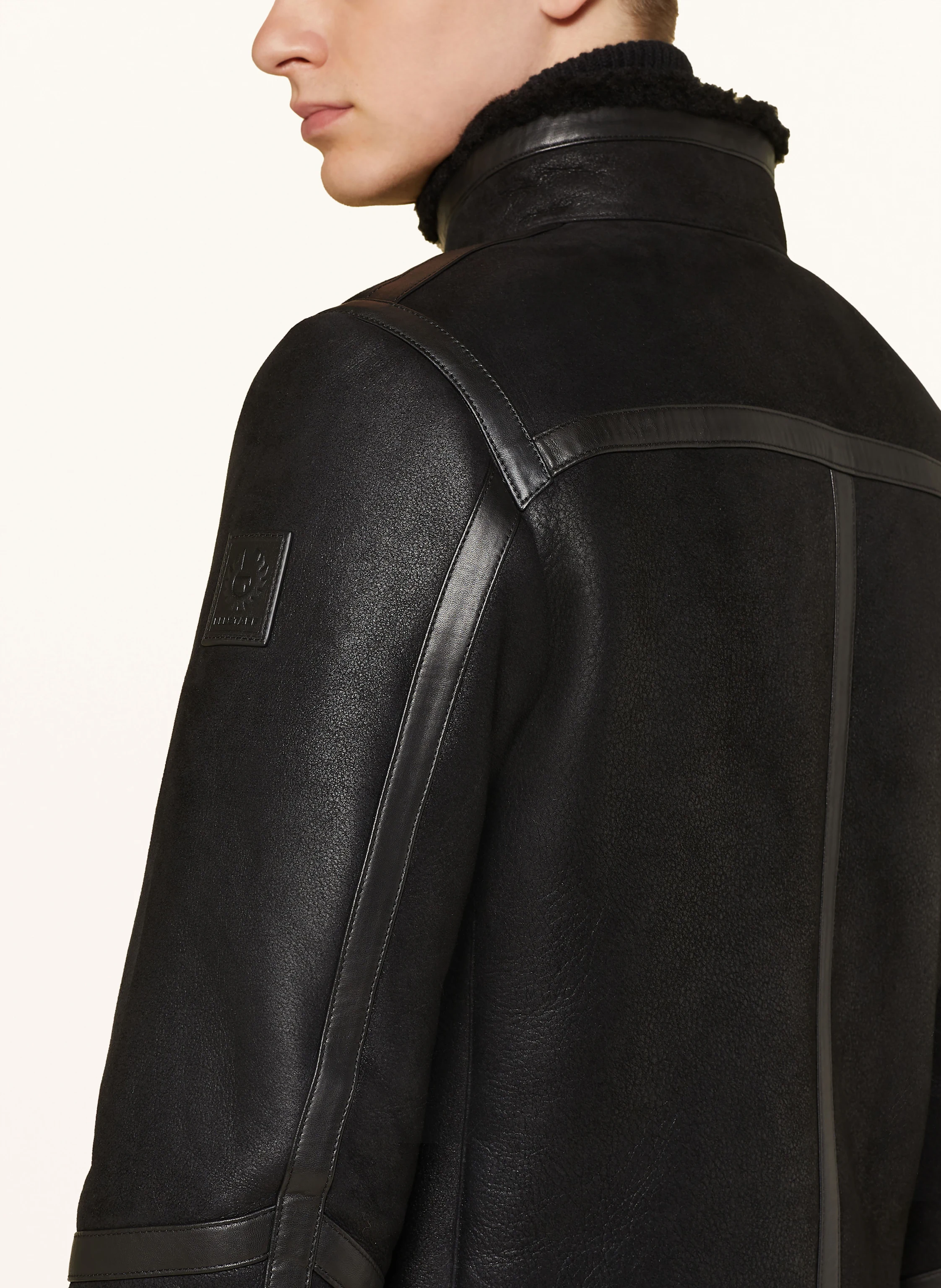 BELSTAFF Lederjacke TUNDRA mit Lammfell