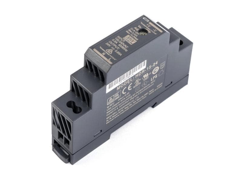 MeanWell DIN-Schienennetzgerät  15.2 W, 24 V Netzteil (DIN-Schienennetzgerät)
