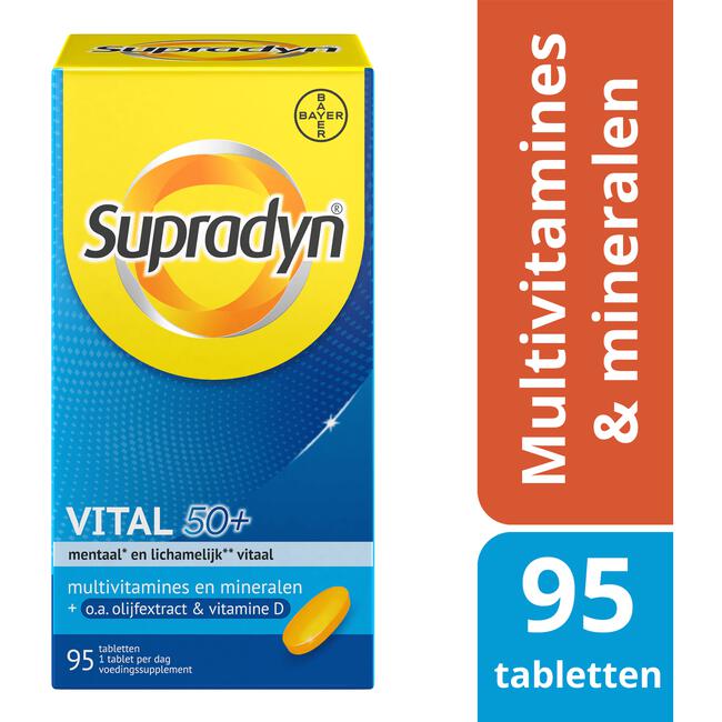 Supradyn Vital 50+ multivitamines voor vijftigplussers95 tabletten