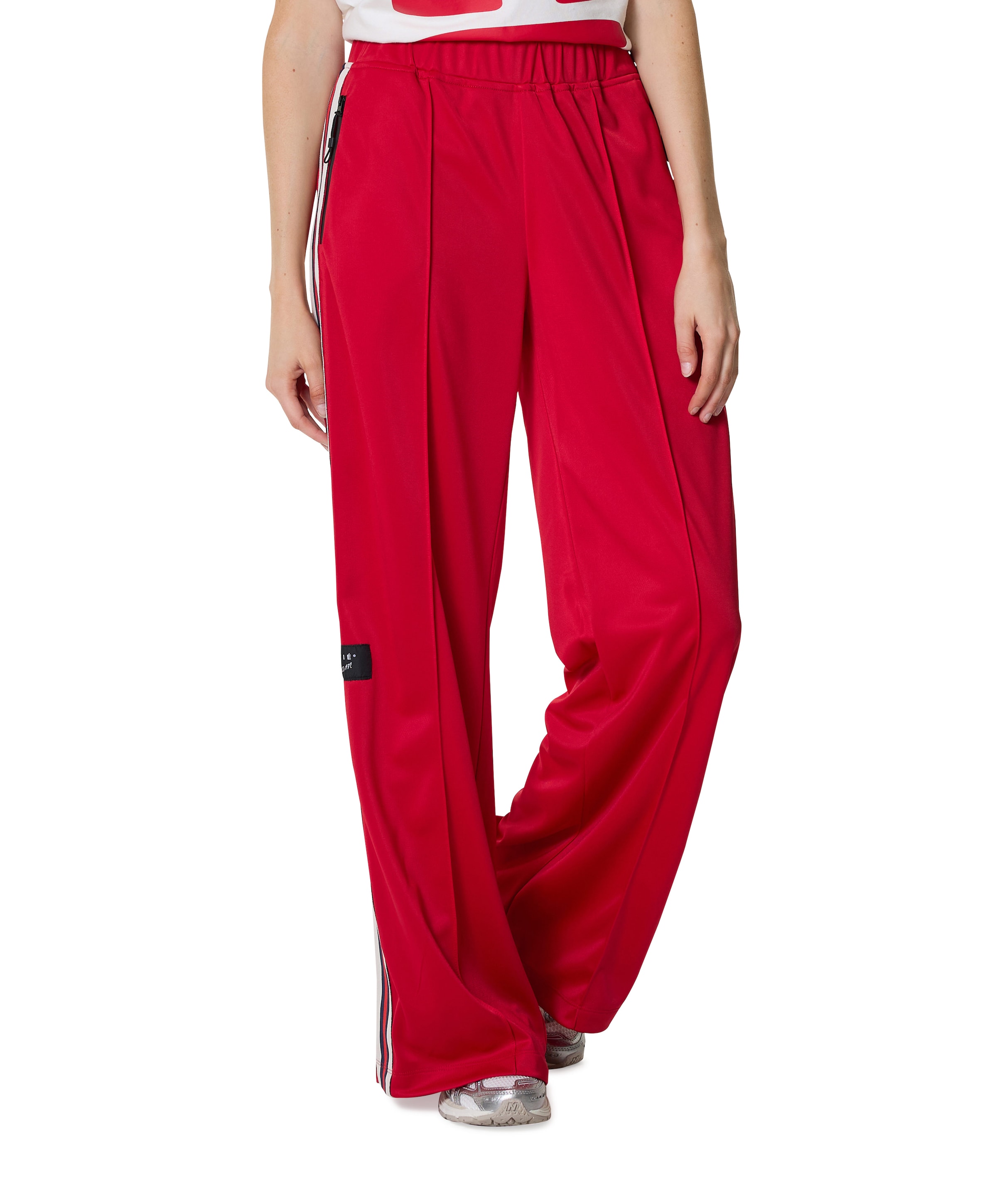 Haute L'Amitié Baggy RN Track Tall dames broek rood