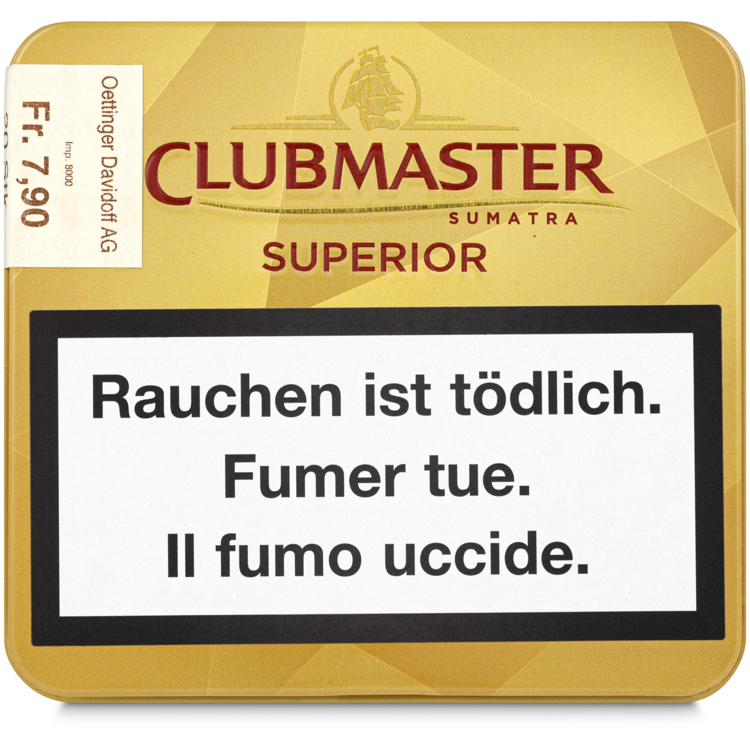 Clubmaster Gold Sumatra 20 Stück