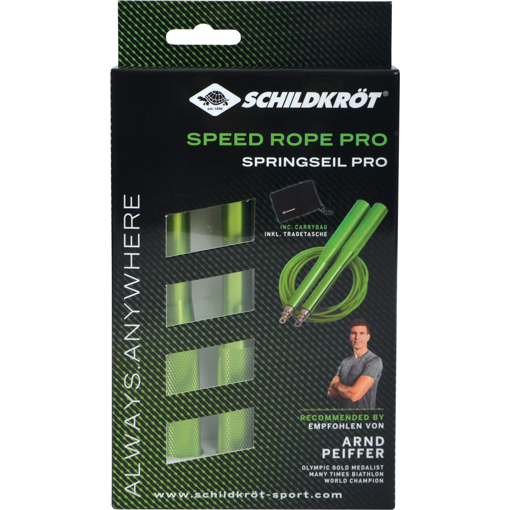Schildkröt Fitness Speed Rope Pro Springseil grün