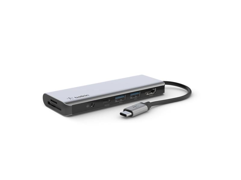 Belkin Dockingstation USB-C Multiport 7-in-1 Kompakter Multiport-Adapter