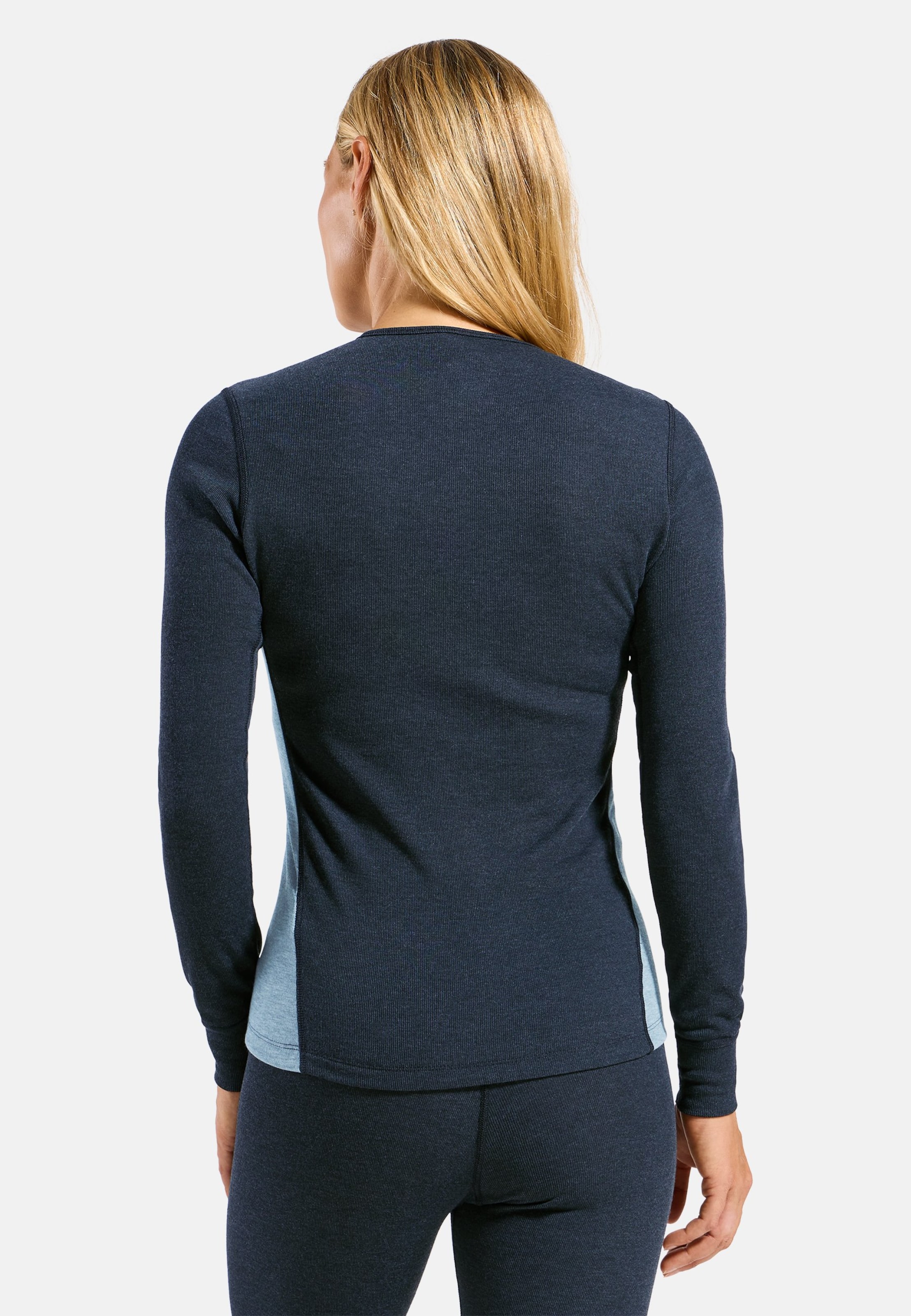 Active Warm Base layer Set in dark sapphire - provincial blue