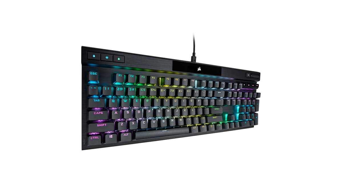 CorsairK70 RGB PRO Mechanical Gaming Keyboard  (Zwart, US lay-out, Cherry MX Speed Silver, RGB leds, PBT double-shot)