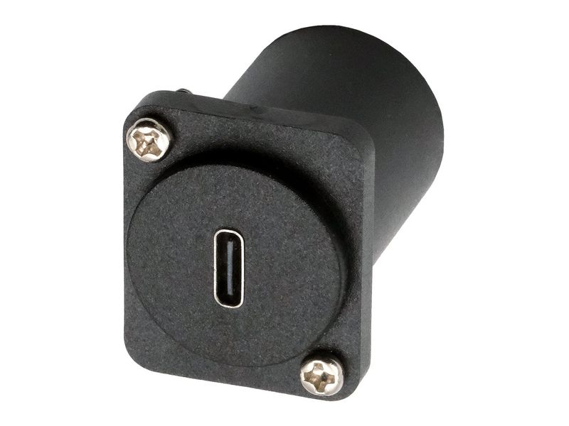 Exsys USB 3.1 Adapter D-Typ USB-C Buchse - USB-C Buchse D-Typ Adapter USB-C Buchse zu Buchse, USB 3.2 Gen 1