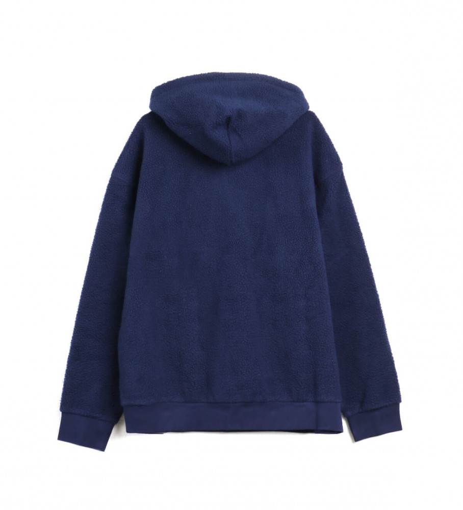Moletom utilitário Sherpa azul marinho da Levi's C