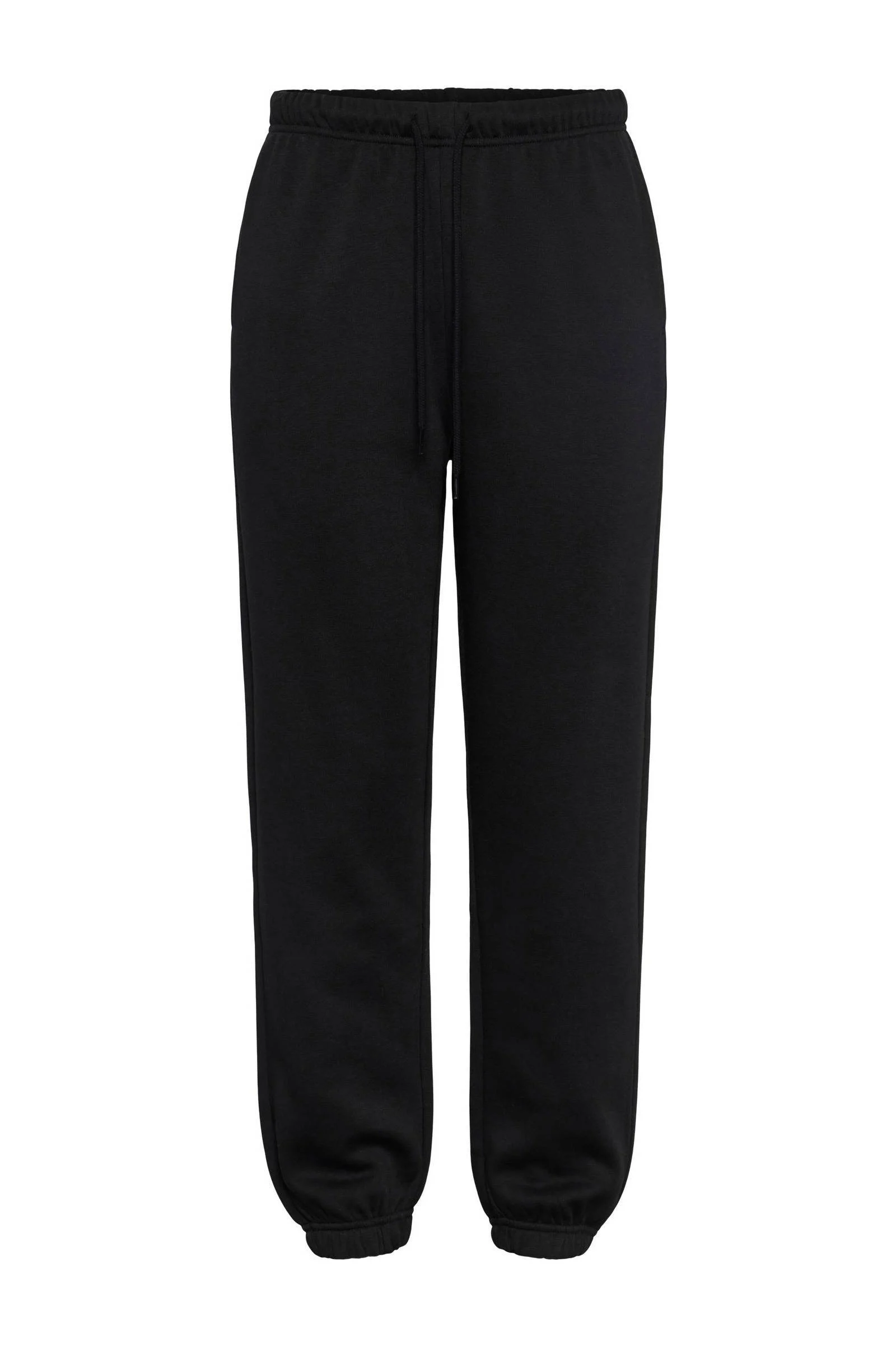 PIECES high waist regular fit sweatpants PCCHILLI zwart