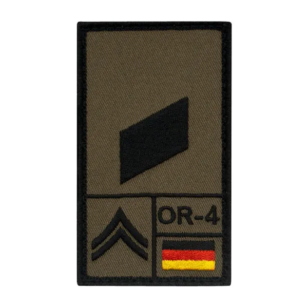 Café Viereck -  Rank Patch Korporal