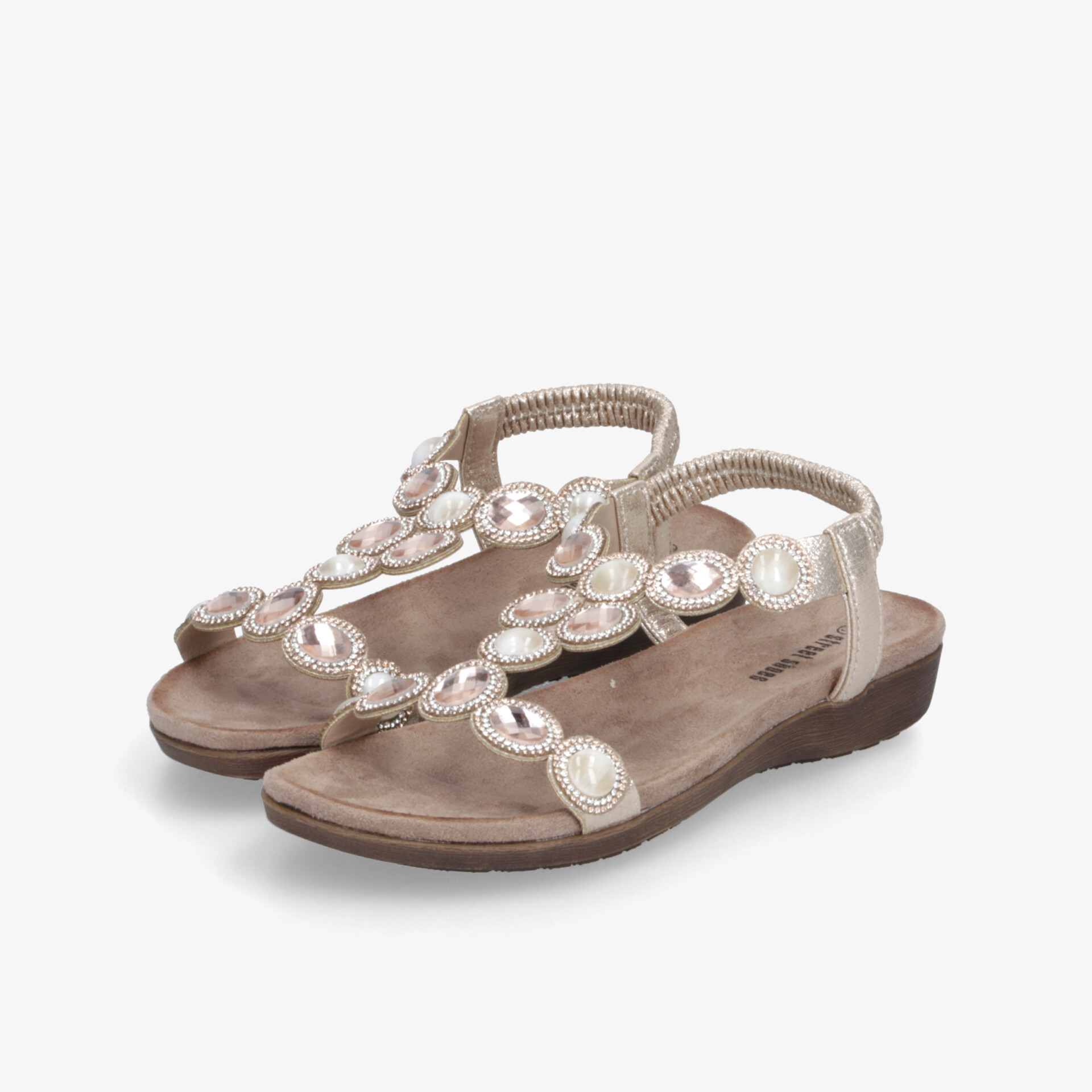 street shoes Damen Sandalen gold