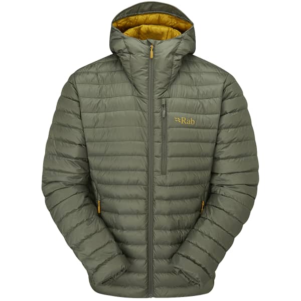 Doudoune randonnée RAB MICROLIGHT ALPINE JACKET LIGHT KHAKI