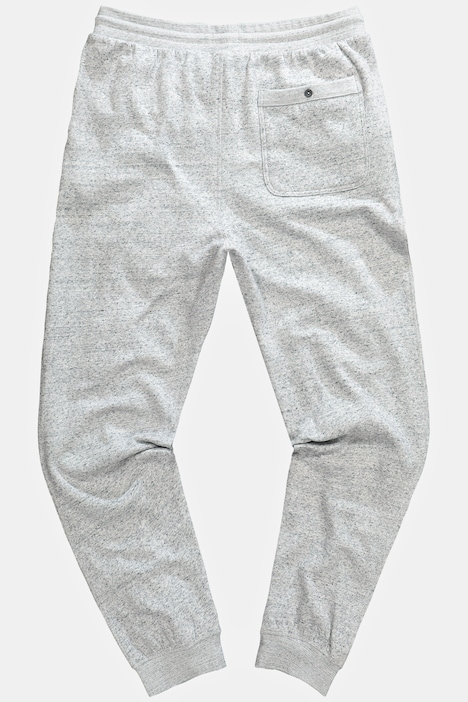 Sweathose, Homewear, Melangesweat, Elastikbund, Gesäßtasche