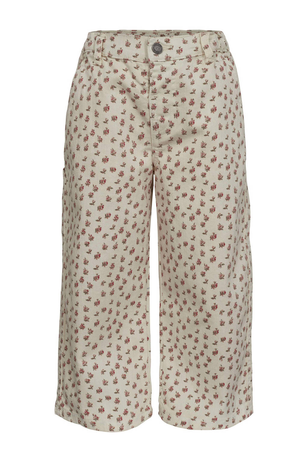 Sofie Schnoor broek met all over print ecru