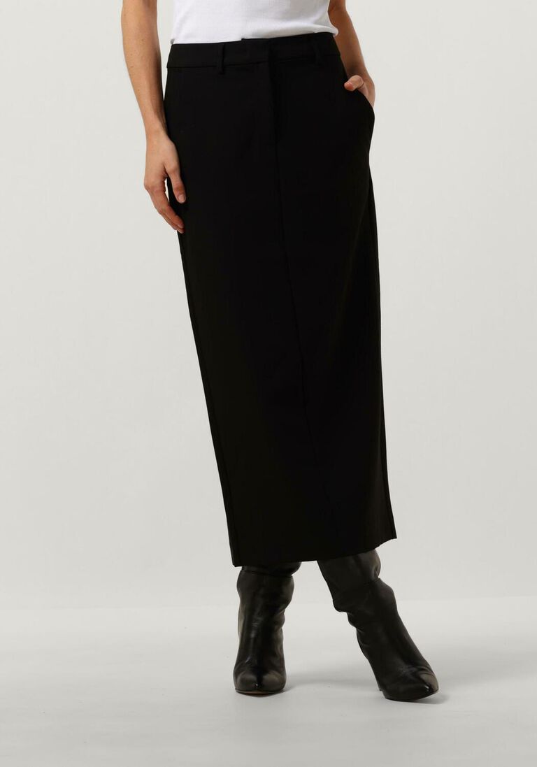 CO\\'COUTURE zwarte co'couture midirok vola floor pencil skirt