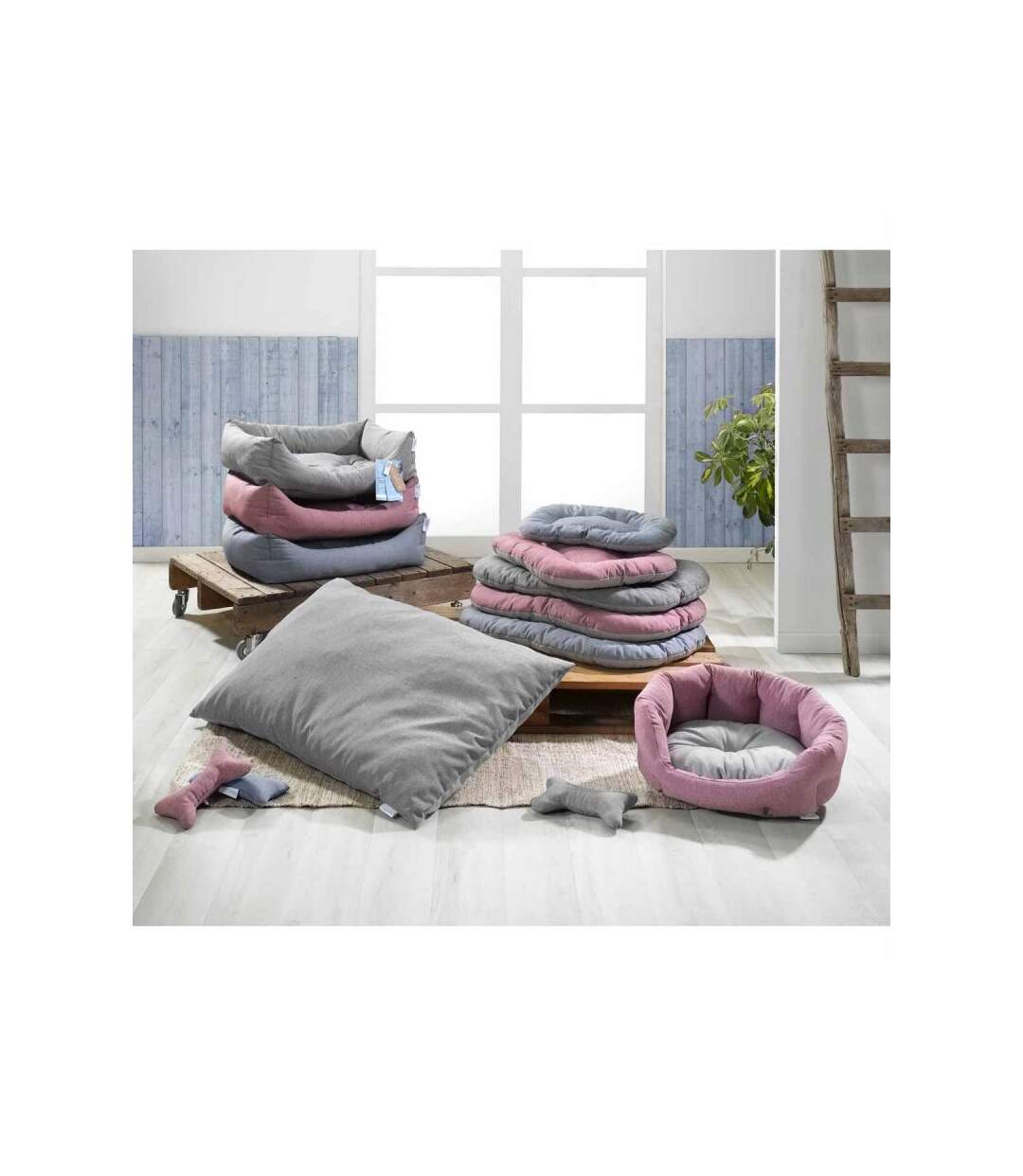 Paris Prix - Panier Pour Chien & Chat eco Blu 85cm Rouge