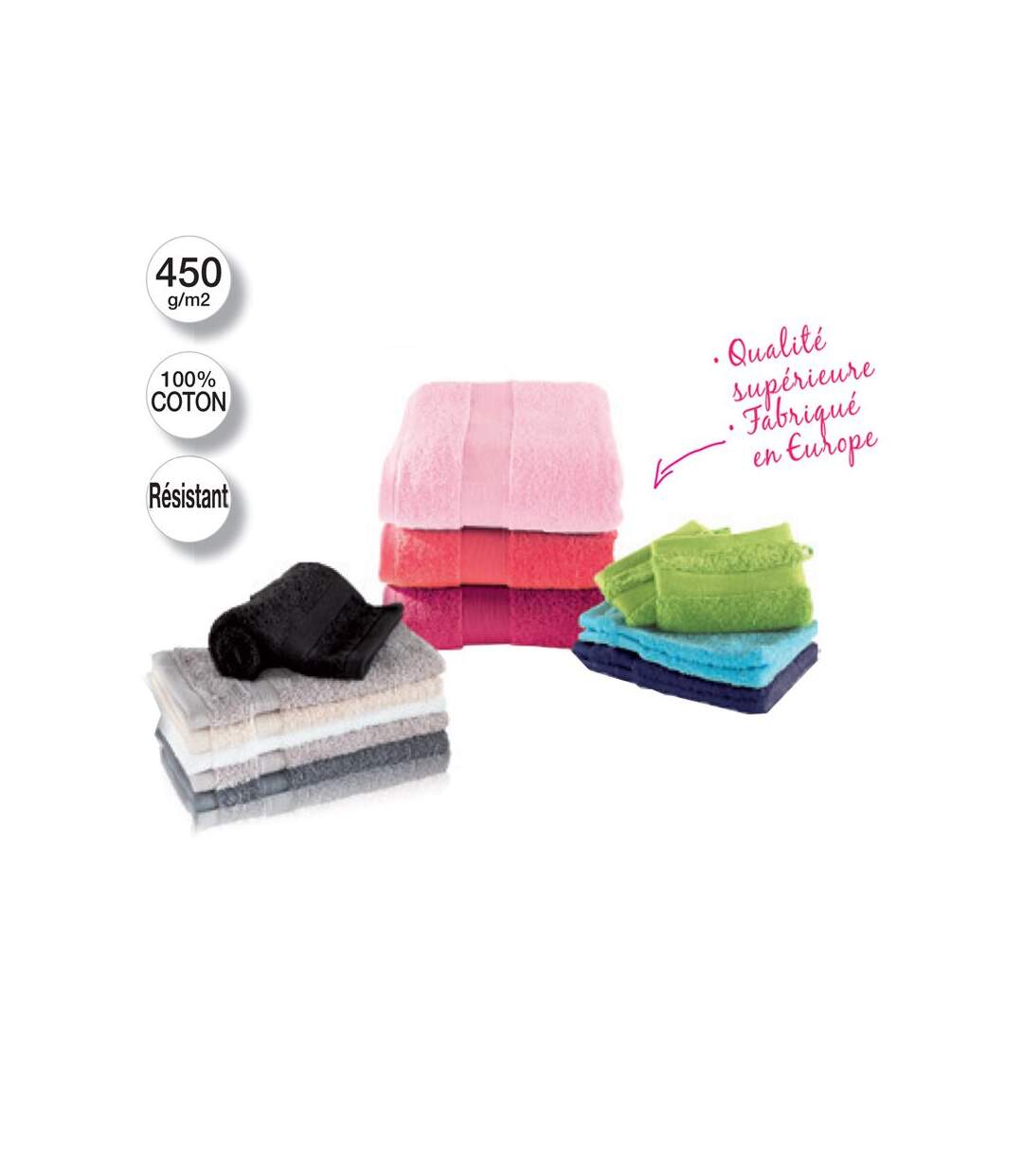 Drap de Douche Confort 70x130cm Aqua