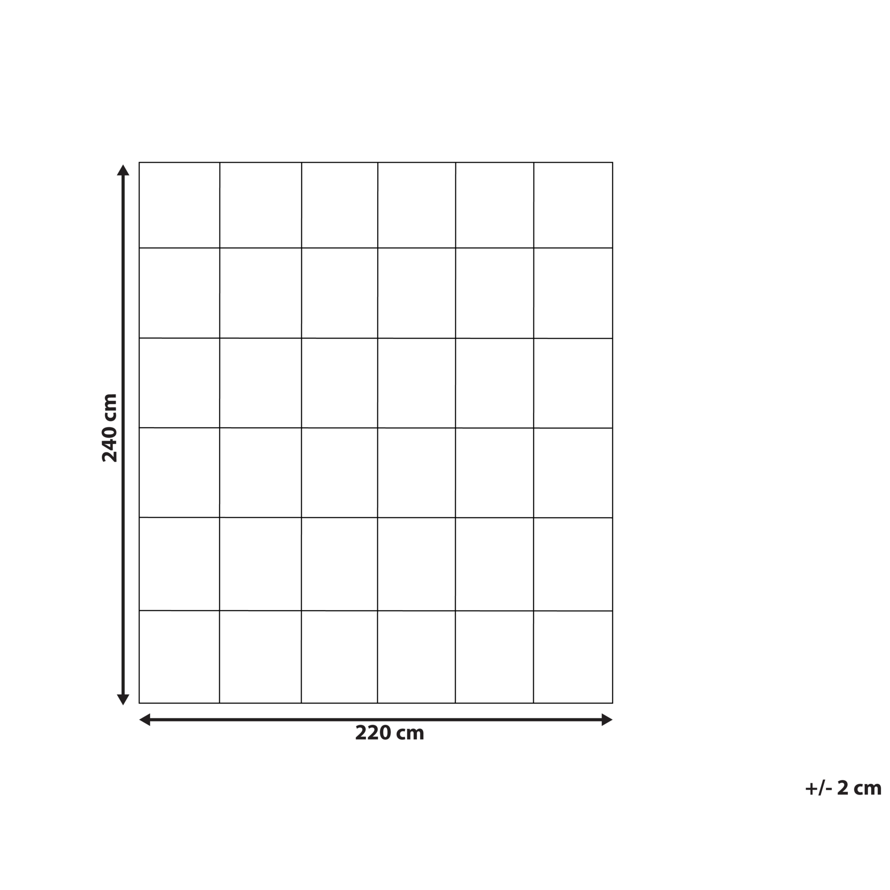 Beliani-CERVINO-Dekbed licht warm-Wit-220 x 240 cm-Eendendons